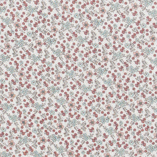 Load image into Gallery viewer, SCRUNCHIE / MINT FLOWERS GAUZE