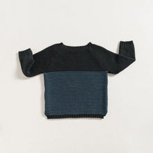 Load image into Gallery viewer, SWEATER / CHARCOAL GREY&INDIGO