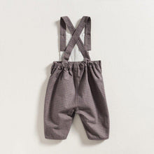 Load image into Gallery viewer, dungarees-violet-pied-de-poule-4