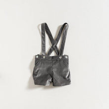 Load image into Gallery viewer, grace-baby-and-child_shorts-grey-velvet-1