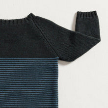 Load image into Gallery viewer, SWEATER / CHARCOAL GREY&INDIGO