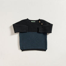 Load image into Gallery viewer, SWEATER / CHARCOAL GREY&INDIGO
