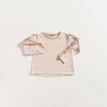 Load image into Gallery viewer, grace-baby-and-child_tshirt-peach-shoulders-frill-1