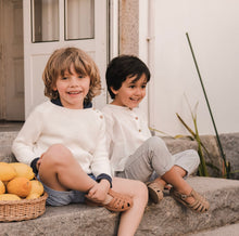 Load image into Gallery viewer, TROUSERS / GREY VICHY
