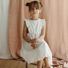 Load image into Gallery viewer, DRESS / WHITE ENGLISH EMBROIDERY