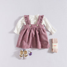 Load image into Gallery viewer, DRESS / LAVENDER HERRINGBONE