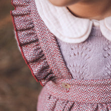 Load image into Gallery viewer, DRESS / LAVENDER HERRINGBONE