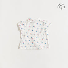 Load image into Gallery viewer, BLOUSE / ROYAL BLUE FLOWERS