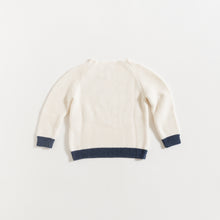 Load image into Gallery viewer, SWEATER / ECRU-NAVY