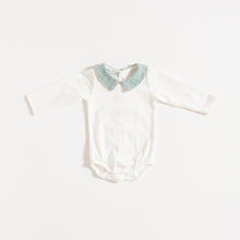 Load image into Gallery viewer, BODYSUIT / DUSTY GREEN GAUZE