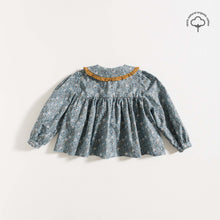 Load image into Gallery viewer, BLOUSE / DUCK BLUE FLOWERS