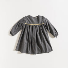 Load image into Gallery viewer, DRESS / GREY-GOLDEN DOTS