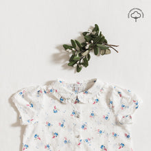 Load image into Gallery viewer, BLOUSE / ROYAL BLUE FLOWERS