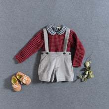 Load image into Gallery viewer, SHORTS W/ STRAPS / GREY CORDUROY