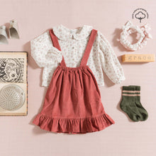 Load image into Gallery viewer, SKIRT / MARSALA ROSE CORDUROY