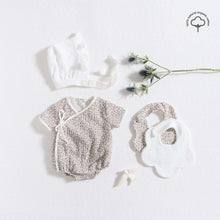 Load image into Gallery viewer, ROMPER / MINT FLOWERS GAUZE