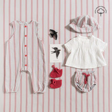Load image into Gallery viewer, JUMPSUIT / PEPPER STRIPES GAUZE