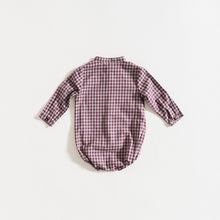 Load image into Gallery viewer, BODY-SHIRT / GRANATE-GREY PLAID