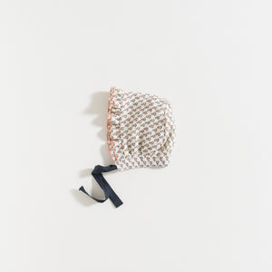 CAP / ROSE FLOWERS GAUZE