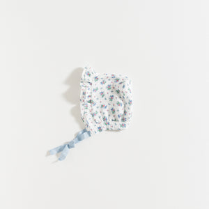 CAP / BLUE FLOWERS GAUZE