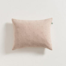 Load image into Gallery viewer, grace-baby-and-child-knitted-pillow-peach-1