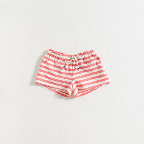 shorts-child-coral-stripes-colour-1