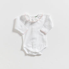 Load image into Gallery viewer, bodysuit-pink-embroidery-grace-baby-and-child-front