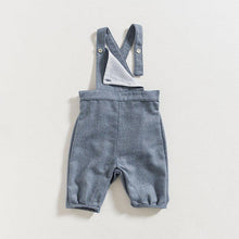 Load image into Gallery viewer, grace-baby-and-child_dungarees-blue-herringbone-2