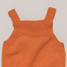 Load image into Gallery viewer, romper-pumpkin-knitted-orange-girl-4