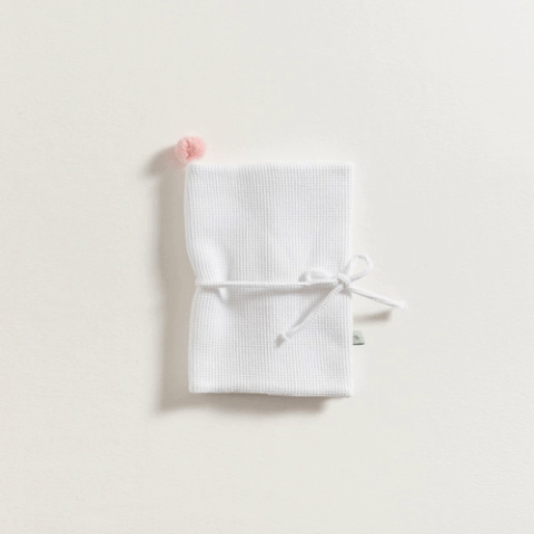 health-card-holder-white-honeycomb-with-pink-pompon-grace-baby-and-child-maternity-bag