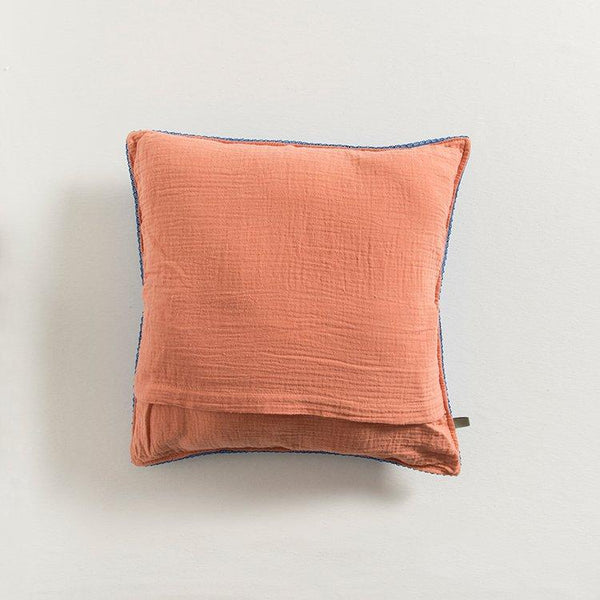 pillow-case-salmon-gauze-with-indigo-linen-grace-baby-and-child-back