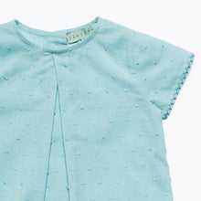 Load image into Gallery viewer, BLOUSE / SEA GREEN PLUMETI