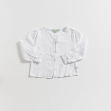 Load image into Gallery viewer, BLOUSE / WHITE RUSTIC GAUZE