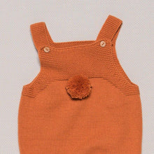 Load image into Gallery viewer, romper-pumpkin-knitted-orange-girl-2