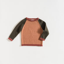 Load image into Gallery viewer, SWEATER / OCHRE-GREEN-MAHOGANY