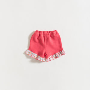SHORTS / CORAL-LIBERTY-FLOWERS