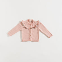 Load image into Gallery viewer, grace-baby-and-child_cardigan-dusty-pink-ecru-1