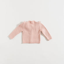 Load image into Gallery viewer, grace-baby-and-child_cardigan-dusty-pink-ecru-2