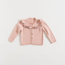 Load image into Gallery viewer, grace-baby-and-child_cardigan-dusty-pink-ecru-3