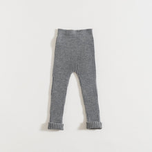 Load image into Gallery viewer, grace-baby-and-child_knitted-leggings-grey-1