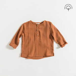 shirt-cinnamon-gauze-for-baby-and-child-by-grace-baby-and-child-front-view_