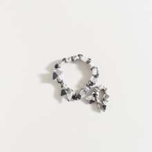 Load image into Gallery viewer, SCRUNCHIE / ANTHRACITE BIG VICHY