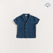 Load image into Gallery viewer, SHIRT / NAVY GAUZE