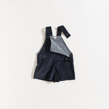 Load image into Gallery viewer, SHORTALLS / NAVY BLUE CORDUROY
