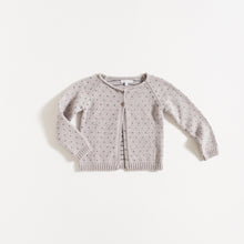 Load image into Gallery viewer, CARDIGAN / TAUPE-DUCK BLUE