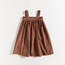 Load image into Gallery viewer, LONG DRESS / CHESTNUT CORDUROY