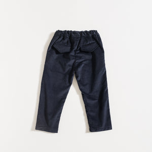 TROUSERS / NAVY BLUE CORDUROY