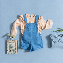 Load image into Gallery viewer, DUNGAREES / BLUE PLUMETI