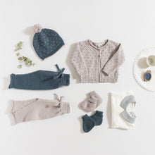 Load image into Gallery viewer, CARDIGAN / TAUPE-DUCK BLUE