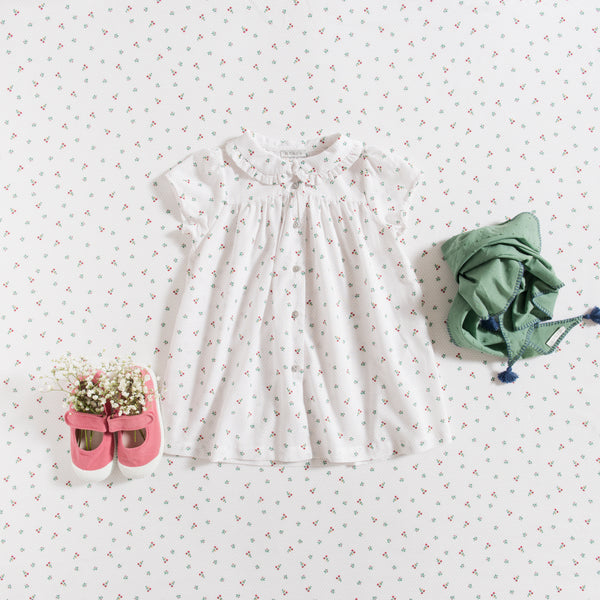 DRESS / DUSTY PINK FLOWERS